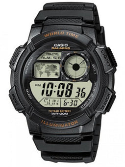Horloge Heren Casio AE-1000W-1AVEF Zwart Grijs