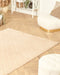 GHARO - Shaggy vloerkleed - Beige - 160 x 230 cm - Polyester