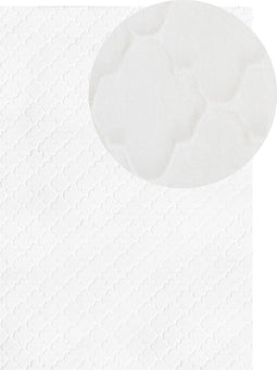 GHARO - Shaggy vloerkleed - Wit - 160 x 230 cm - Polyester