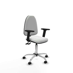 Piqueras y Crespo B2D05RF - Bureaustoel - Verstelbare hoogte met armleuning - Wit