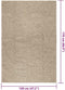 vidaXL - Vloerkleed - ZIZUR - beige - binnen - en - buiten - 120x170 - cm - jute - look