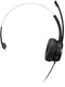 Lenovo 100 Mono - Hoofdtelefoon met microfoon - Snoer - Zwart
