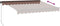 vidaXL - Luifel - handmatig - uittrekbaar - met - LED's - 300x250 - cm - bruin