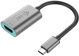 i-tec C31METALHDMI60HZ - USB-C naar HDMI Adapter - 4K/60Hz - Grijs