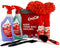 CyclOn - Onderhoudsset Fiets - Kettingreiniger Smeermiddel Bescherming - Rood