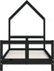 vidaXL - Kinderbedframe - 80x160 - cm - massief - grenenhout - zwart
