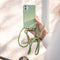 iMoshion Hoesje Geschikt voor iPhone Xr Hoesje Met Koord - iMoshion Color Backcover met afneembaar koord - Groen