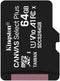 Kingston Canvas Select Plus - microSDXC 64GB - Klasse 10 - Overdrachtssnelheid tot 100MB/s