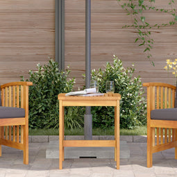 vidaXL - Tuin - Bijzettafel - Bruin - 45x45x50 - cm - Massief - Acaciahout