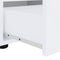 vidaXL - Tv-meubel - VISNES - 60x40x38 - cm - bewerkt - hout - wit