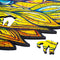 UNIDRAGON Houten Puzzel Voor Volwassenen Dier - Indrukwekkende Kat - 700 stukjes - Royal Size 47x52 cm