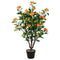 Coast Kunstmatige Camelia Boom - 58 x 45 x 102 cm - Groen en Geel