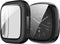 imoshion Screenprotector - Geschikt voor Fitbit Versa 3 - Full Cover Hard Case / Beschermend Hoesje - Zwart