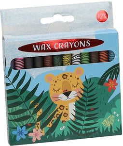 Waskrijt Jungle Dieren, 12st.