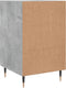 vidaXL - Nachtkastje - 40x40x66 - cm - bewerkt - hout - betongrijs