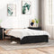 vidaXL - Bedframe - massief - hout - zwart - 140x200 - cm