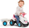 Falk Baby Rainbow Farm Ride-On - Meisjes - Wit Roze - Tractor