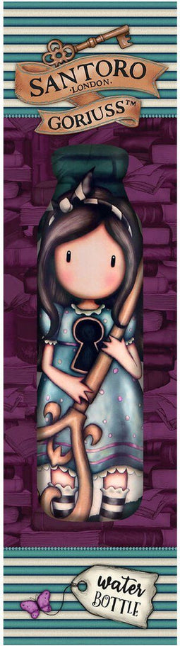 Water bottle Gorjuss Curiosity Grey Metal Green (600 ml)