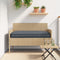 vidaXL - Ligbedkussen - Anthraciet - 100x40x8 - cm - Oxford - Stof
