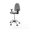 Piqueras y Crespo B1D05RF - Bureaustoel - Hoogteverstelbaar met armleuning - Lichtgrijs