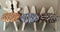 Kinderstoel met oren hout panter 27x27x37cm