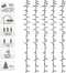 Nampook kerstboomverlichting - 14m - 700led - ww