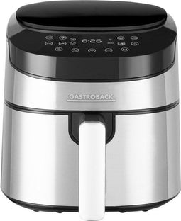 Gastroback Design Air Pro - Heteluchtfriteuse 3,7 l 1300 W - 8 programma's Zwart Roestvrijstaal