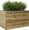 vidaXL - Plantenbak - 110x60x68,5 - cm - geïmpregneerd - grenenhout