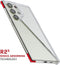 Ghostek Covert 6 Doorzichtig Telefoonhoesje geschikt voor Samsung Galaxy S23 Ultra Hoesje Hardcase Backcover Shockproof - Transparant