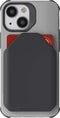 Ghostek Exec 5 Telefoonhoesje geschikt voor Apple iPhone 13 Mini MagSafe Hoesje Hardcase Backcover Shockproof met Pasjeshouder - Grijs