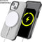 Ghostek Exec 5 Telefoonhoesje geschikt voor Apple iPhone 13 Mini MagSafe Hoesje Hardcase Backcover Shockproof met Pasjeshouder - Grijs
