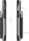 Ghostek Exec 5 Telefoonhoesje geschikt voor Apple iPhone 13 Mini MagSafe Hoesje Hardcase Backcover Shockproof met Pasjeshouder - Grijs