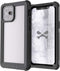 Ghostek Hoesje geschikt voor Apple iPhone 12 Waterdicht Telefoonhoesje Hardcase | Ghostek Nautical 3 Backcover Shockproof | Schokbestendig iPhone 12 Telefoonhoesje | Anti Shock Proof - Zwart