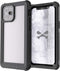 Ghostek Hoesje geschikt voor Apple iPhone 12 Waterdicht Telefoonhoesje Hardcase | Ghostek Nautical 3 Backcover Shockproof | Schokbestendig iPhone 12 Telefoonhoesje | Anti Shock Proof - Zwart