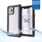 Ghostek Hoesje geschikt voor Apple iPhone 12 Waterdicht Telefoonhoesje Hardcase | Ghostek Nautical 3 Backcover Shockproof | Schokbestendig iPhone 12 Telefoonhoesje | Anti Shock Proof - Zwart
