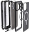 Ghostek Hoesje geschikt voor Apple iPhone 13 Pro Max Waterdicht MagSafe Telefoonhoesje Hardcase | Ghostek Nautical 4 Backcover Shockproof | Geschikt voor MagSafe | Geschikt voor Draadloos Opladen met Magnetische Ring | MagSafe Case - Zwart