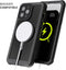 Ghostek Hoesje geschikt voor Apple iPhone 13 Pro Max Waterdicht MagSafe Telefoonhoesje Hardcase | Ghostek Nautical 4 Backcover Shockproof | Geschikt voor MagSafe | Geschikt voor Draadloos Opladen met Magnetische Ring | MagSafe Case - Zwart