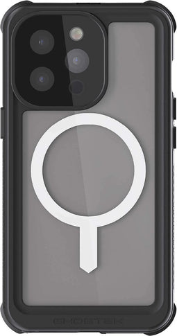 Ghostek Hoesje geschikt voor Apple iPhone 13 Pro Waterdicht MagSafe Telefoonhoesje Hardcase | Ghostek Nautical 4 Backcover Shockproof | Geschikt voor MagSafe | Geschikt voor Draadloos Opladen met Magnetische Ring | MagSafe Case - Zwart