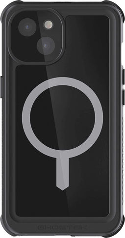 Ghostek Hoesje geschikt voor Apple iPhone 13 Waterdicht MagSafe Telefoonhoesje Hardcase | Ghostek Nautical 4 Backcover Shockproof | Geschikt voor MagSafe | Geschikt voor Draadloos Opladen met Magnetische Ring | MagSafe Case - Zwart