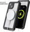 Ghostek Hoesje geschikt voor Apple iPhone 13 Waterdicht MagSafe Telefoonhoesje Hardcase | Ghostek Nautical 4 Backcover Shockproof | Geschikt voor MagSafe | Geschikt voor Draadloos Opladen met Magnetische Ring | MagSafe Case - Zwart