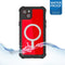 Ghostek Hoesje geschikt voor Apple iPhone 14 Plus Waterdicht MagSafe Telefoonhoesje Hardcase | Ghostek Nautical Waterproof Backcover Shockproof | Geschikt voor MagSafe | Geschikt voor Draadloos Opladen met Magnetische Ring | MagSafe Case - Zwart