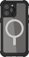 Ghostek Hoesje geschikt voor Apple iPhone 14 Pro Max Waterdicht MagSafe Telefoonhoesje Hardcase | Ghostek Nautical Waterproof Backcover Shockproof | Geschikt voor MagSafe | Geschikt voor Draadloos Opladen met Magnetische Ring | MagSafe Case - Zwart