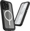 Ghostek Hoesje geschikt voor Apple iPhone 14 Pro Max Waterdicht MagSafe Telefoonhoesje Hardcase | Ghostek Nautical Slim Backcover Shockproof | Geschikt voor MagSafe | Geschikt voor Draadloos Opladen met Magnetische Ring | MagSafe Case - Zwart