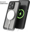 Ghostek Hoesje geschikt voor Apple iPhone 14 Pro Max Waterdicht MagSafe Telefoonhoesje Hardcase | Ghostek Nautical Slim Backcover Shockproof | Geschikt voor MagSafe | Geschikt voor Draadloos Opladen met Magnetische Ring | MagSafe Case - Zwart