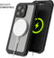 Ghostek Hoesje geschikt voor Apple iPhone 14 Pro Max Waterdicht MagSafe Telefoonhoesje Hardcase | Ghostek Nautical Waterproof Backcover Shockproof | Geschikt voor MagSafe | Geschikt voor Draadloos Opladen met Magnetische Ring | MagSafe Case - Zwart