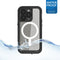 Ghostek Hoesje geschikt voor Apple iPhone 14 Pro Waterdicht MagSafe Telefoonhoesje Hardcase | Ghostek Nautical Slim Backcover Shockproof | Geschikt voor MagSafe | Geschikt voor Draadloos Opladen met Magnetische Ring | MagSafe Case - Zwart
