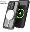 Ghostek Hoesje geschikt voor Apple iPhone 14 Pro Waterdicht MagSafe Telefoonhoesje Hardcase | Ghostek Nautical Slim Backcover Shockproof | Geschikt voor MagSafe | Geschikt voor Draadloos Opladen met Magnetische Ring | MagSafe Case - Zwart