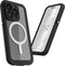 Ghostek Hoesje geschikt voor Apple iPhone 14 Pro Waterdicht MagSafe Telefoonhoesje Hardcase | Ghostek Nautical Slim Backcover Shockproof | Geschikt voor MagSafe | Geschikt voor Draadloos Opladen met Magnetische Ring | MagSafe Case - Zwart