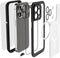Ghostek Hoesje geschikt voor Apple iPhone 14 Pro Waterdicht MagSafe Telefoonhoesje Hardcase | Ghostek Nautical Slim Backcover Shockproof | Geschikt voor MagSafe | Geschikt voor Draadloos Opladen met Magnetische Ring | MagSafe Case - Zwart