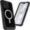 Ghostek Hoesje geschikt voor Apple iPhone 15 Pro Max Waterdicht MagSafe Telefoonhoesje Hardcase | Ghostek Nautical Waterproof Backcover Shockproof | Geschikt voor MagSafe | Geschikt voor Draadloos Opladen met Magnetische Ring | MagSafe Case - Zwart